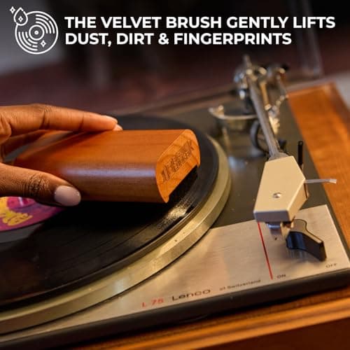 Big Fudge Vinyl Record Cleaning Kit - 4-in-1 Vinyl Record Cleaner Kit for Records Includes Ultra-Soft Velvet Brush Cleaning Liquid Stylus Brush and Storage Pouch - Pro Records Care — view 5