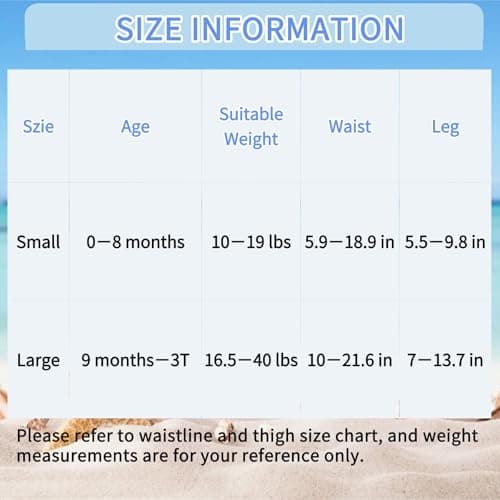 ALVABABY Swim Diapers 2pcs Reusable Baby Boy Swim Diaper 0-8 Months Adjustable Snap Washable Infant Toddler Swimming Diaper for Pool Beach & Swim Lessons – Waterproof PUL Leak-Proof UPF 30+ Small Size — view 5