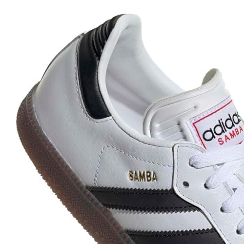Adidas Unisex-Adult Samba Indoor, White/Black/Vivid Red, 7 — view 6