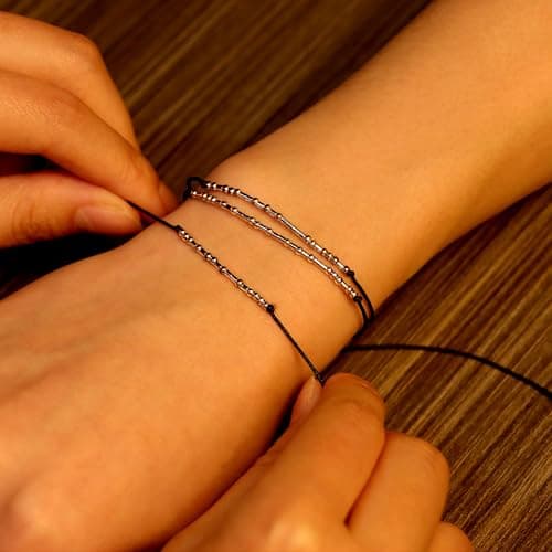Monily Funny Gifts for Women Morse Code Bracelets off Bracelets Funny Friendship Bracelets Funny Birthday Gifts for Sister Funny Gifts for Friends for Women Funny Christmas Gift for Friends