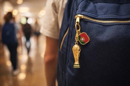 Official FIFA World Cup 2026 Edition Trophy Key Chains (Red Portugal) — view 4