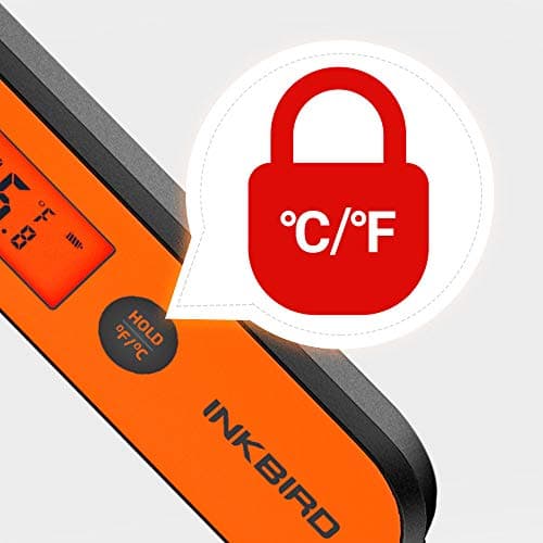 Inkbird Instant Read Meat Thermometer IHT-1P, Digital Waterproof Rechargeable Food Thermometer with Calibration, Magnet, Backlight for Cooking, Grill, Smoker, Kitchen, Turkey — view 4