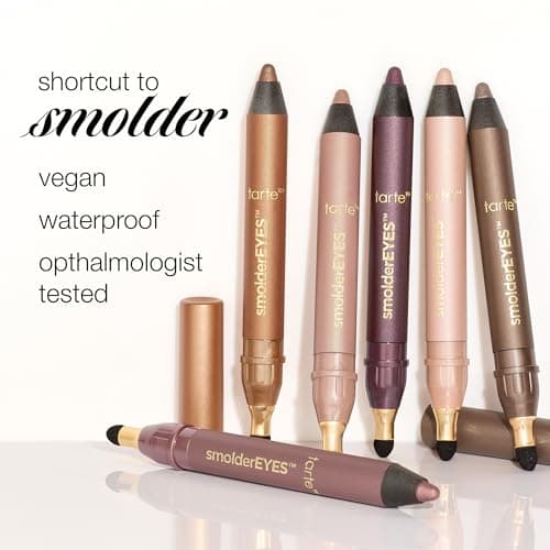 tarte smolderEYES shadow liner – Multi-Use Waterproof Makeup Doubles as Eyeliner & Cream Eyeshadow with Smudger Applicator, Blendable Lazy Girl Hack, Vegan & Cruelty-Free, full size, sultry — view 5