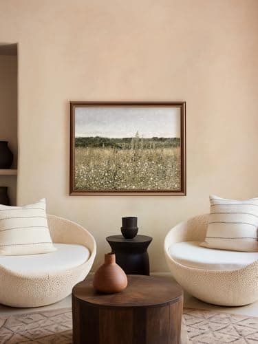 16 PCS Framed Vintage Canvas Wall Art Decor, Landscape Farmhouse Wall Prints for Bedroom Bathroom Office, Rustic Posters for Living Room Aesthetic, Nature Painting Artwork — view 4