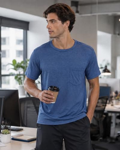 DRYXOVIS Shoulder Surgery Recovery Shirts for Men, Navy Blue, X-Large — view 2