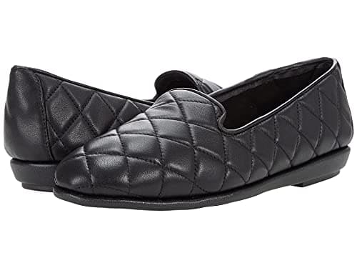 Aerosoles Women's Betunia Loafer Flat, Black Quilted, 5.5 — view 2