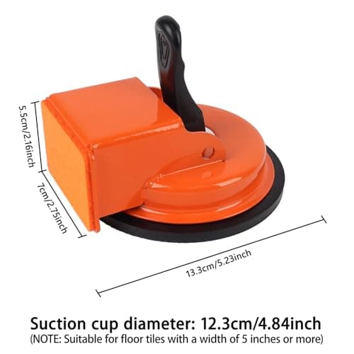 Heavy Duty Floor Gap Fixer Tool, Plank Grabber with Suction Cup(D: 4.84 Inch), Flooring Gap Repair Tool for Wood, Tile, Vinyl, Laminate Flooring Tools, Flooring for Widths 5 Inches and Above — view 7
