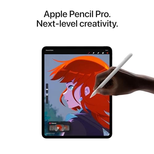 Apple iPad Pro 13-inch (M5): Ultra Retina XDR Display, 256GB, Landscape 12MP Front Camera/12MP Back Camera, LiDAR Scanner, Wi-Fi 7 with Apple N1, Face ID, All-Day Battery Life — Space Black — view 4