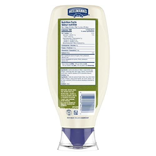 Hellmann's Mayonnaise ideal condiment for sandwiches, salads and burgers Olive Oil with free run eggs and canola oil 750 ml — view 3