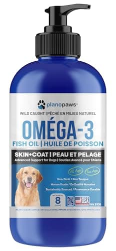 Omega 3 Fish Oil for Dogs – Liquid Fish Oil Supplement – Supports Skin & Coat, Joint Function & Overall Wellness – Easy to Serve – for All Breeds & Ages — view 6