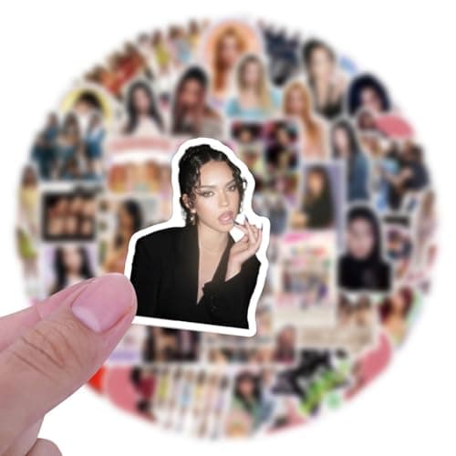 60pcs Idol Katseye Stickers for Teens, Sticker for Water Bottle,Laptop,Waterproof Vinyl Decals for Teen Adult Party Supply Favor Decor (D) — view 5