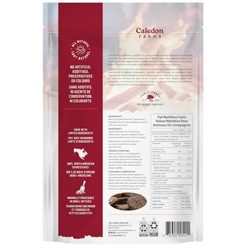 Caledon Farms, Homestyle Beef and Sweet Potato Grillers, 426 g, Dog Treats — view 2