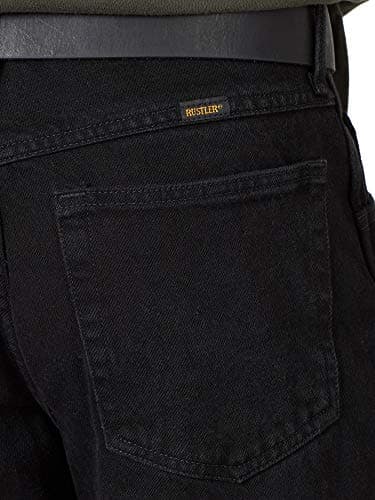 Rustler Classic Men's Relaxed Fit Jean, Black, 33W X 32L — view 4