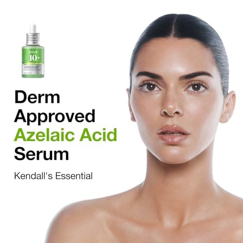 Anua Azelaic Acid 10 Hyaluron Redness Soothing Serum, Facial Serum for Blemish-Prone & Oily-Prone Skin, Lightweight & Hydrating Blemish Care, Hyaluronic Acid, Korean Skincare, 1.01 fl oz.