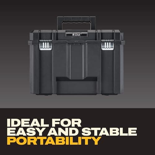 DEWALT TSTAK Tool Box, Deep (DWST17806), Black — view 4