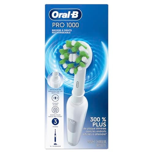 Oral-B Pro 1000 Rechargeable Electric Toothbrush, White — view 8