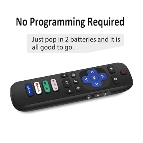 Gotellx 2 Pack Replacement Remote Controls for Roku TV, Compatible with TCL/Hisense/Sharp/Philips/Onn/Element Roku TV (Not for Roku Stick,Box or Speaker) — view 6