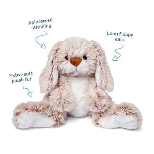 Melissa & Doug Burrow Bunny Stuffed Animal Plushie with Big Feet, Floppy Ears & Fluffy Tail, Adorable Pretend Play Toddler Toys for Girls & Boys 3+ — view 5