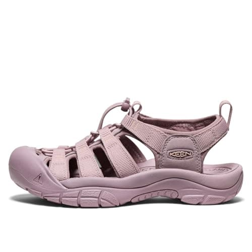 KEEN Women's Newport H2 Closed Toe Water Sandals, Monochrome/Toadstool, 9 — view 3