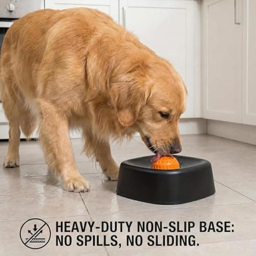Slow Feed Liquid Bowl, 2026 Upgrade Dog Lick Bowl Roller Ball, Dog Licking Ball Bowls, for Liquid Treat Dispensing, for Anxiety Relief for Dog&Cat (Black) — view 4