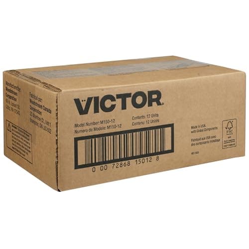 Victor Metal Pedal Mouse Traps, 12-Pack, Reusable Wooden Snap Traps — view 12