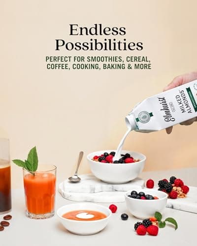 Elmhurst Unsweetened Almond Milk 6x946 ML — view 3