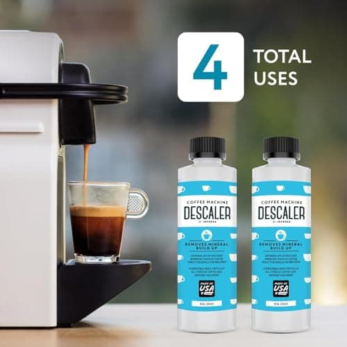 Descaler (2 Pack, 2 Uses Per Bottle) - Made in the USA - Universal Descaling Solution for Keurig, Nespresso, Delonghi and All Single Use Coffee and Espresso Machines — view 4