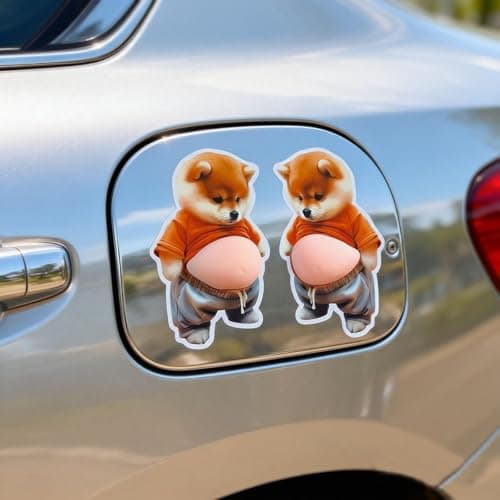 3D Cute Animal Belly Pads, Two of Each Kind, for Door Stoppers and Wall Protection, Silent Shock-Absorbing Pads, Suitable for Doorknobs, Refrigerators, Cabinets, Phones, and Car/Home Decoration