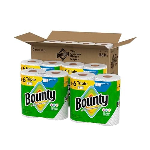 Bounty Select-A-Size Paper Towels, White, 8 Triple Rolls = 24 Regular Roll — view 11