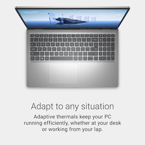 Dell 15 Laptop DC15250-15.6-inch FHD (1920x1080) 120Hz Display, Intel Core i5-1334U Processor, 16GB DDR4 RAM, 512GB SSD, Intel UHD Graphics, Windows 11 Home, Onsite Service - Platinum Silver — view 5