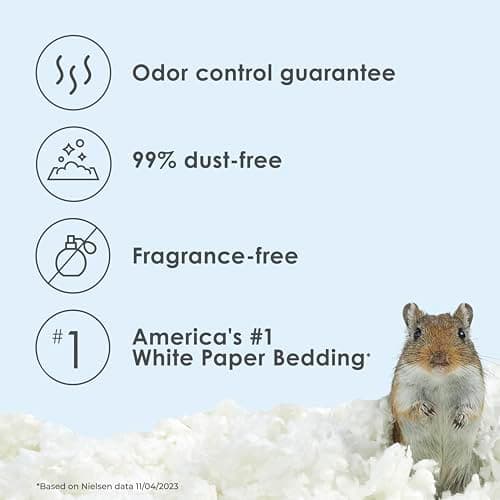 Kaytee Clean & Cozy White Bedding Pet For Guinea Pigs, Rabbits, Hamsters, Gerbils, and Chinchillas, 49.2 Liters — view 2