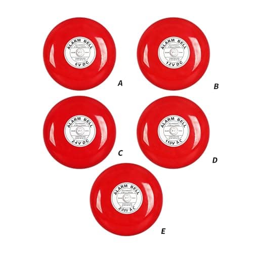 6 Inch 95dB High Decibel Alarm Alarm Electric Security Bells Emergencies Alerts Systems for Indoor Outdoor Use High Volume Security — view 3