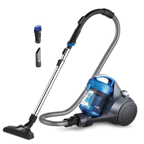 Eureka WhirlWind Bagless Canister 2.5L Vacuum Cleaner, Lightweight Vac for Carpets and Hard Floors, NEN110A, Blue