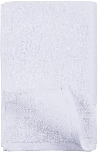 Utopia Towels 6 Pack Premium Hand Towels, 16 by 28 inches, 100% Ring Spun Cotton, Soft and Absorbent 600 GSM Towels for Bathroom, Gym, and Hotel, White — view 4
