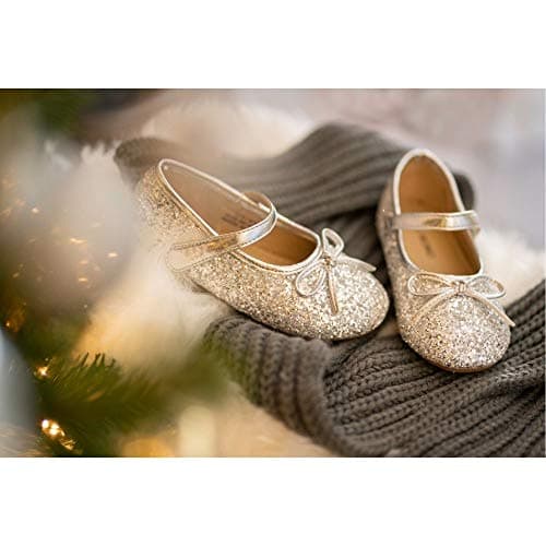 Otter MOMO Toddler/Little Girls Mary Jane Ballerina Flats Size 9 Shoes Slip-on School Party Dress Shoes — view 4