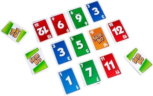 Mattel Games Skip Bo Card Game in Decorative Tin with 162 Cards, Sequencing Family Game for 2 to 6 Players, Kids Ages 7 Years & Older — view 2