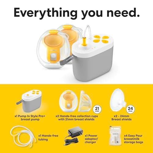 Medela Pump in Style Pro+ Hands-Free Electric Breast Pump, Hospital Grade — view 7