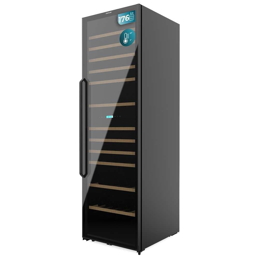 Cecotec Vinoteca de 77 Botellas Bolero GrandSommelier Duo 77000 Black. 193 L, Sistema Compresor de Enfriamiento, Display, Control Táctil, Temperatura Regulable y Luz LED Interior — view 5