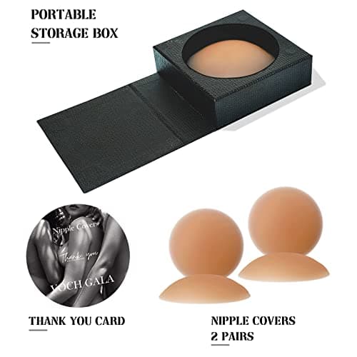 VOCH GALA Premium Nipple Covers for Women 2 Pairs Caramel — view 5