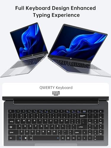 KAIGERR Laptop, 16GB DDR4 512GB SSD Laptop Computer, 16.0inch Windοws 11 Laptop with Ιntel 12th Quad-Core Processor(Up to 3.4GHz), 1920P FHD Display, WiFi 6, USB3.2, Type_C — view 5