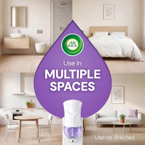 Air Wick Plug in Scented Oil Starter Kit, 2 Warmers + 6 Refills, Lavender & Chamomile, Eco Friendly, Essential Oils, Air Freshener — view 8