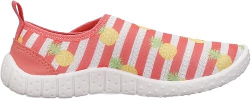 WHITIN Water Shoes for Kids/Boys/Girls Aqua Socks Quick Dry Barefoot Size 13 Little Kid Beach Minimalist Pool Swim Sand Jumping Surf Fishing Sports Park Sneakers Pineapple Red 30