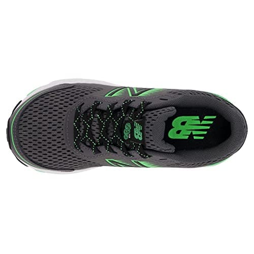 New Balance Kid's 680 V6 Lace-up Running Shoe, Magnet/Vibrant Spring/Black, 11.5 Wide Little Kid — view 6