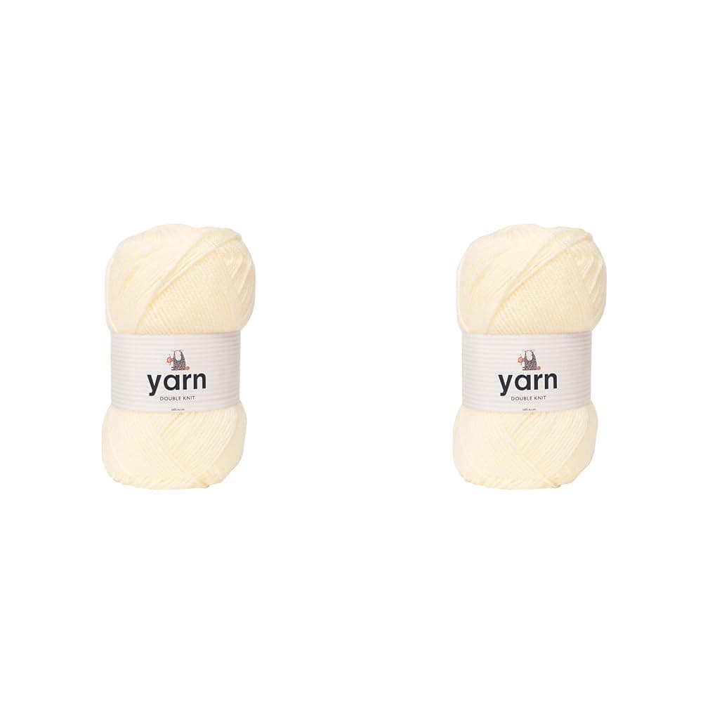 Korbond DK Beige Yarn - 100g Acrylic Wool - Lightweight, Hypoallergenic & Durable Double Knit Crochet Yarn Knitting Wool (290m Total) — view 98