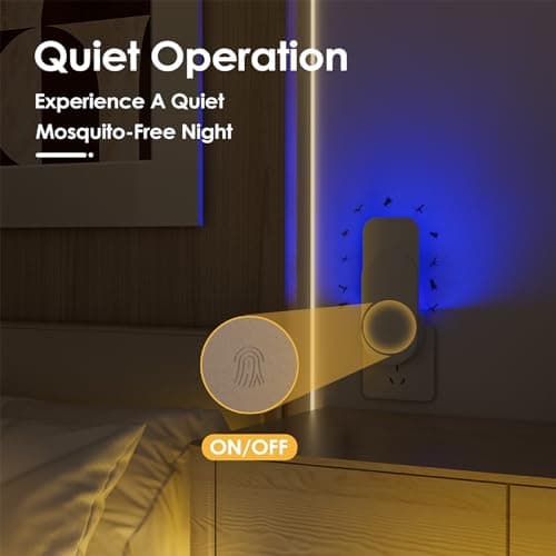TIENBE Flying Insect Trap, 2 in 1 Indoor Plug-in Fruit Fly Trap, 1 Trap White and 6 Glue Cards, Fruit Fly Traps for Gnat, Moth, Mosquito, Suitable for Every Part of The Home — view 5