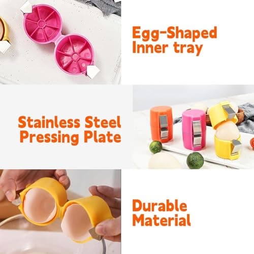 Egg Shell Opener，2026 New Eggshell Cracker, Quickly Cuts Hard-Boiled Eggs, Boiled Egg Peeler, Stainless Steel Eggshell Breaker, Effortless Kitchen Gadget (3-Piece Set) — view 7