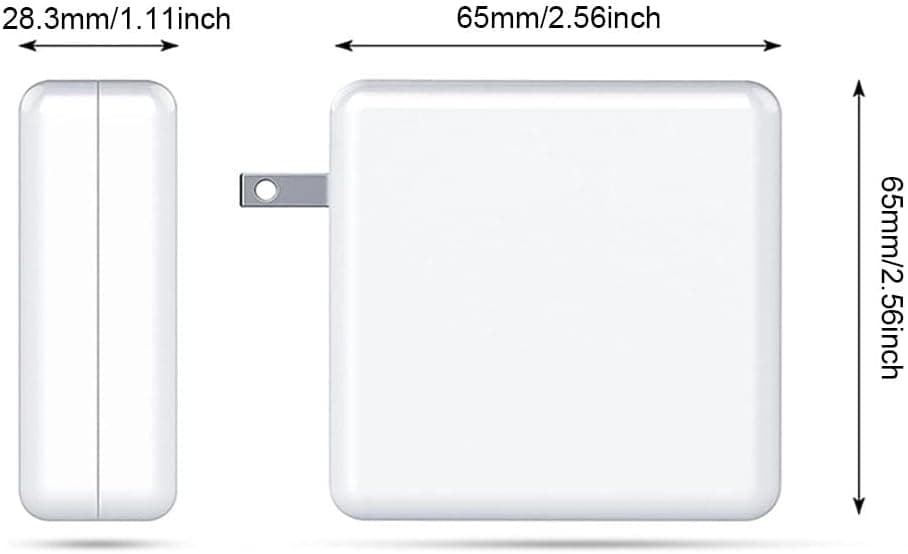 45W Charger for MacBook Air&Pro(2012-2017), Compatible with MacBook Air&Pro 11&13&15&17 inch (6 * 6 * 3CM) 6*6*3CM — view 2