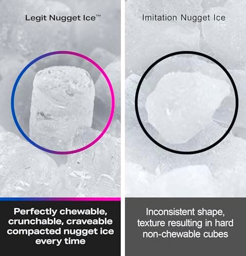 GE Profile Opal 2.0 XL with 1 Gallon Tank, Chewable Crunchable Countertop Nugget Ice Maker, Scoop included, 38 lbs in 24 hours, Pellet Ice Machine with WiFi & Smart Connected, Stainless Steel — view 4