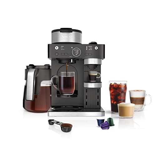 Ninja Espresso & Coffee Maker, Nespresso Capsule Compatible, Black, CFN601