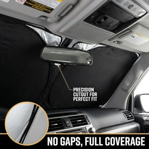 for Ford Maverick Sun Shade Windshield Cover - Custom Fit Maverick Accessories 2022-2025 2026 Sunshade Foldable UV Protection & Heat Shield Sun Visor Accessories